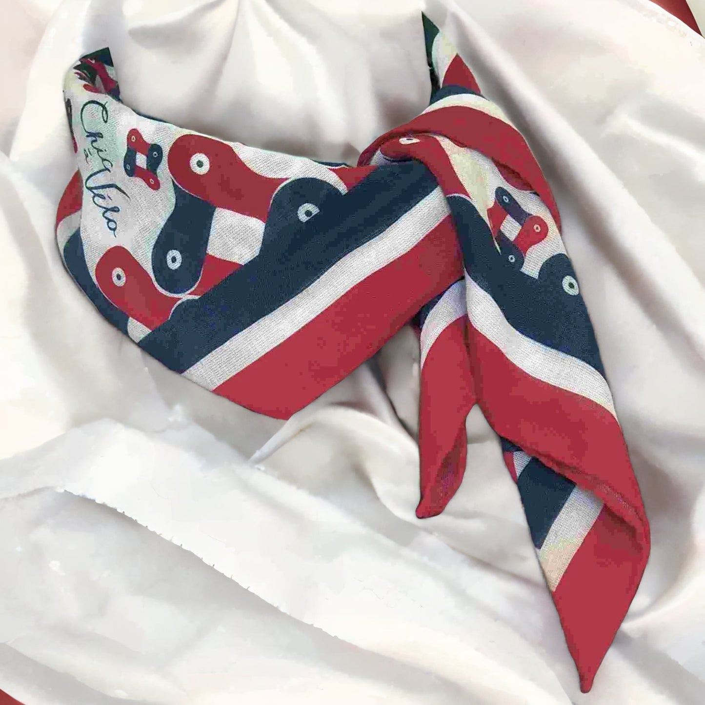 Organic cotton bandana - Red