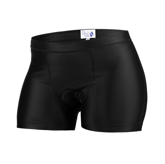 Ladies padded cycling knickers in black