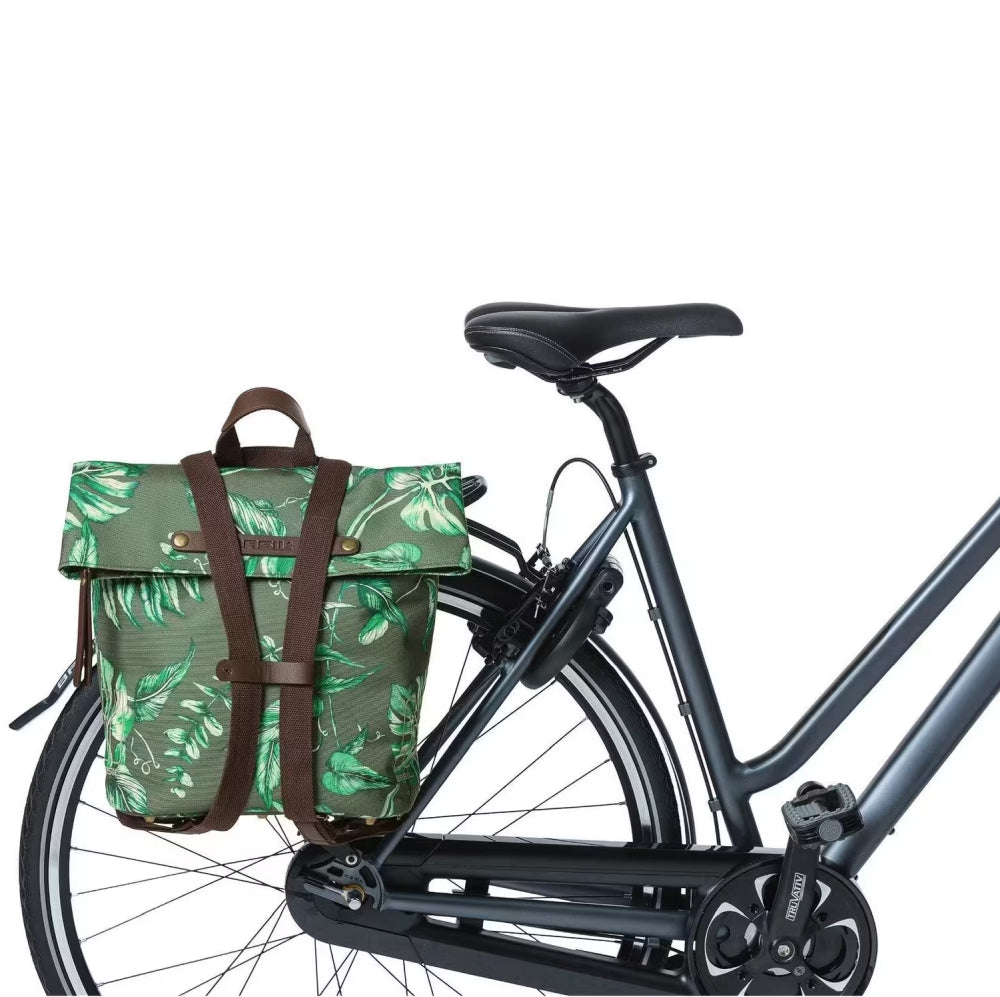 Bike Back Pack Pannier Bag - Basil